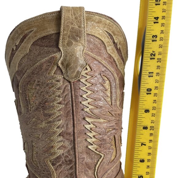 Corral Leather Western Cowgirl Snip Toe Boots Women's 6.5 M - Picture 15 of 16